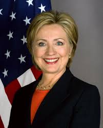 Hilary Clinton drops the i-word